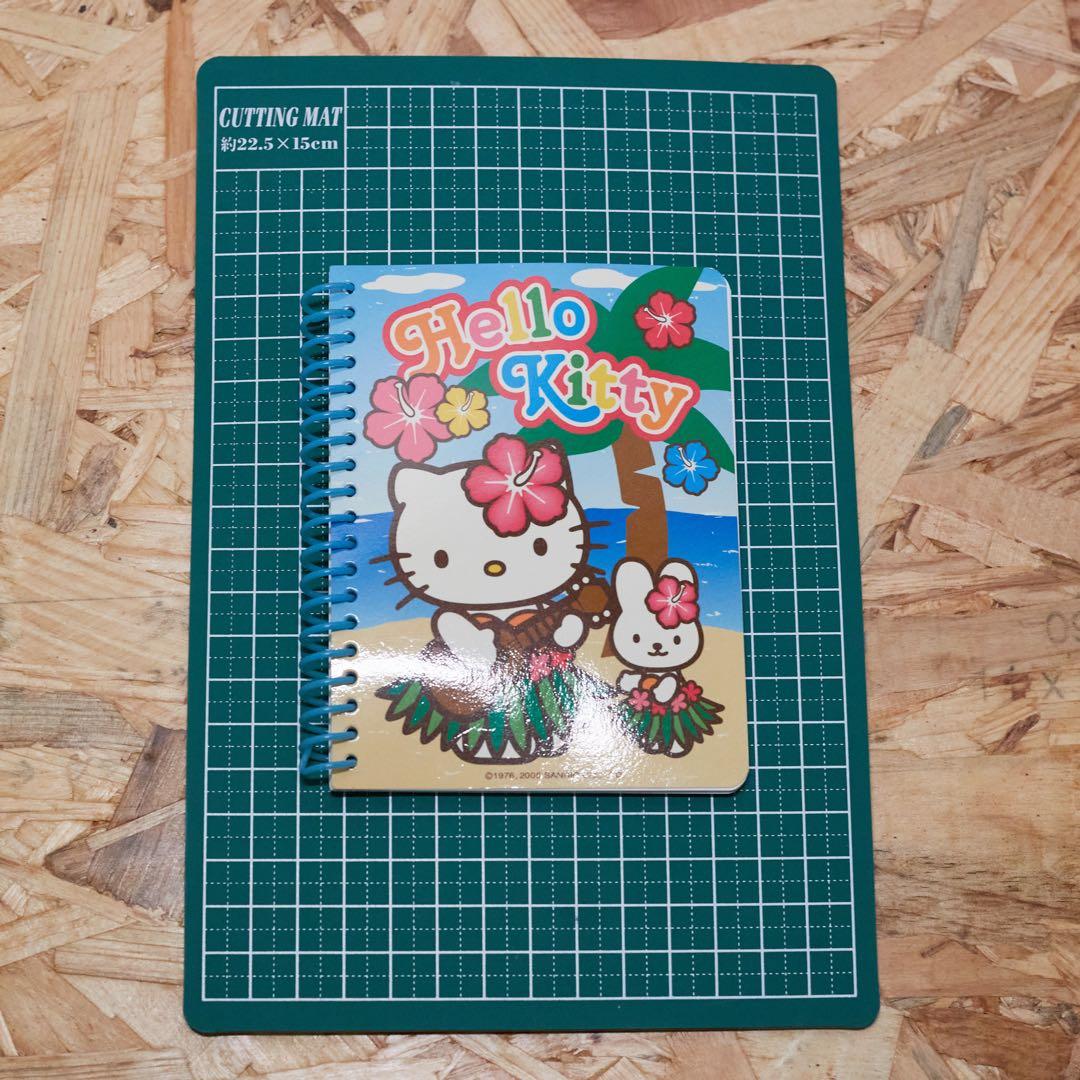 ハワイ限定　日焼けキティ　ぬいぐるみ　ネックストラップ　リングノート　セット