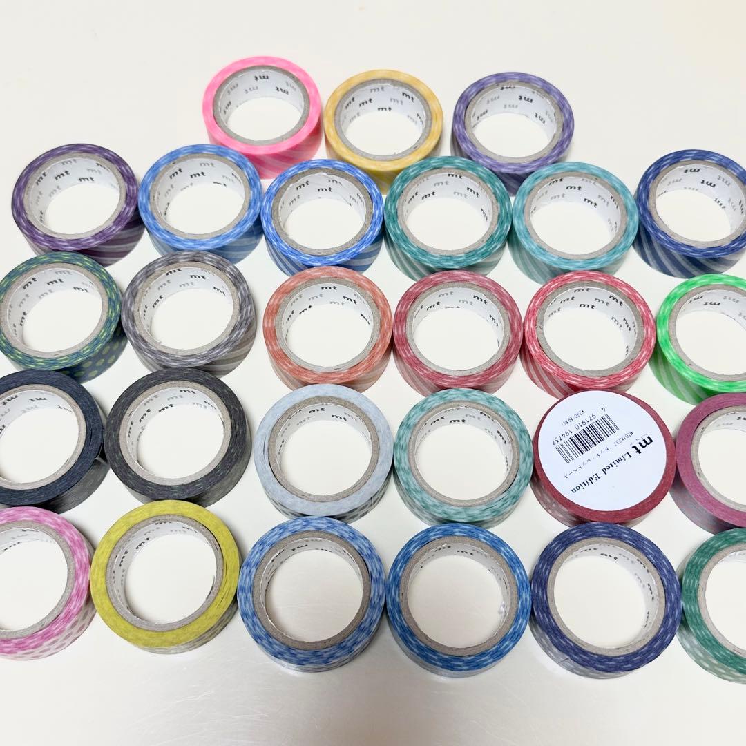 mt 限定マスキングテープ カラーバリエーション 27本セット 中古