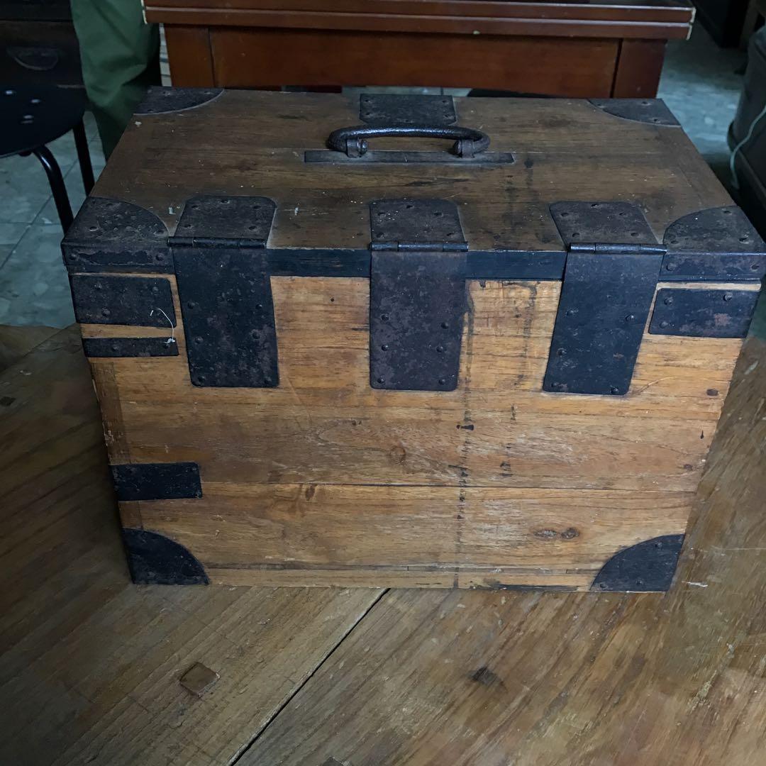 明治時代　時代箪笥 小箪笥 時代家具 レトロ家具 硯箱