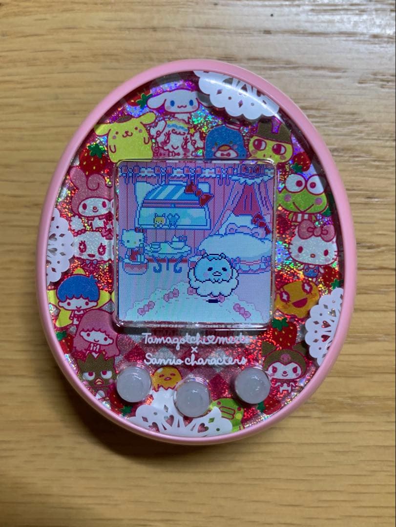 【美品】たまごっちみーつ サンリオキャラクターズみーつver．ピンク バンダイ