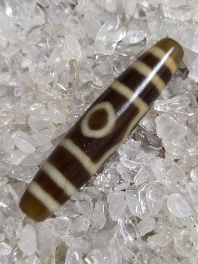 067　天珠　正統派　三眼天珠　dzibeads！