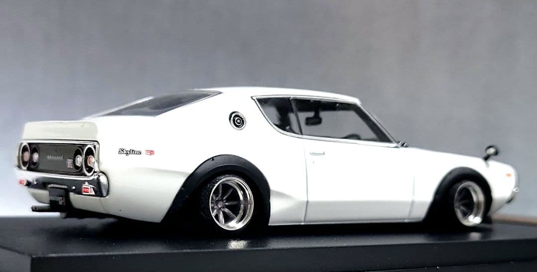 よーよ1/43　スカイライン改　ケンメリ2Dr　ワタナベ　アルミ製　深リム