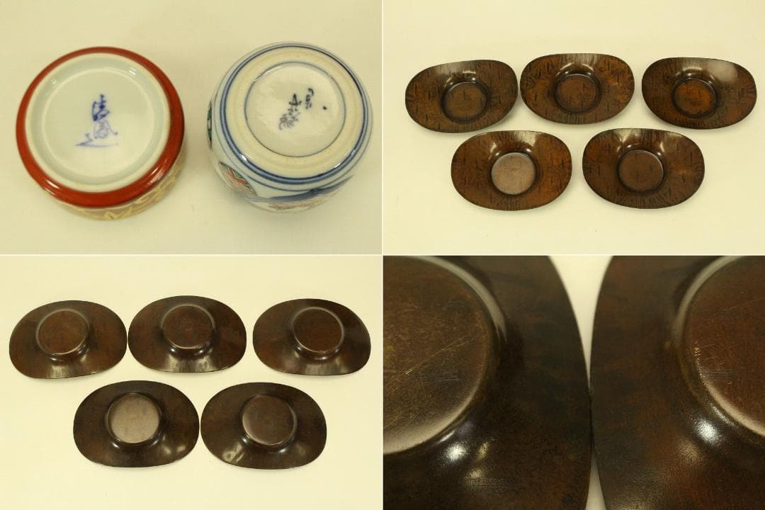 煎茶 欅茶櫃 煎茶道具揃い 菓子器 まとめて(ZE361)