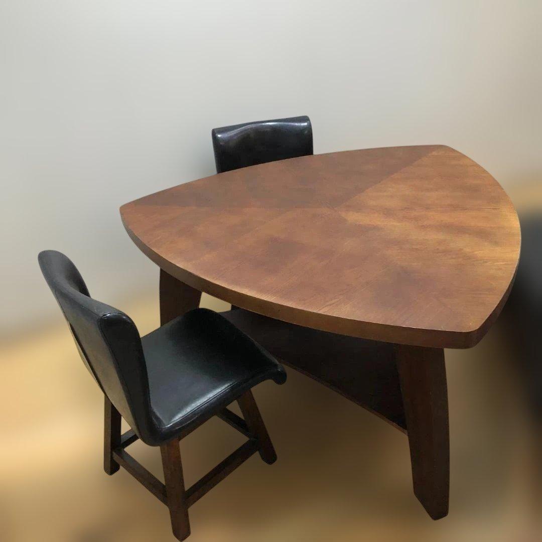 送料無料 ダイニングセット 木製テーブル 回転椅子2脚 ベンチセット250901