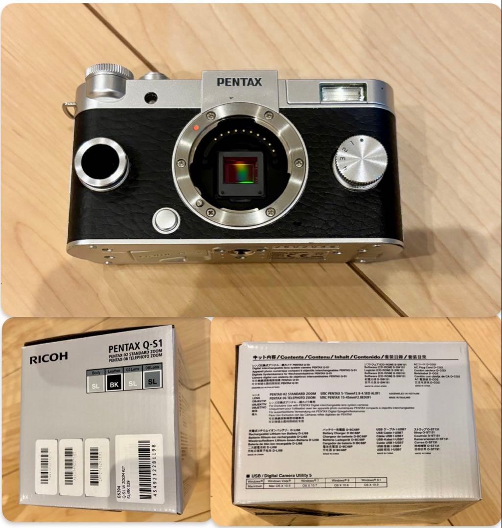 RICOH PENTAX Q-S1 ミラーレスカメラレンズ4本セット