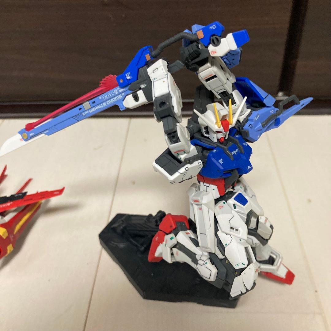 ガンプラ完成品RGソードストライクガンダム+スカイグラスパー