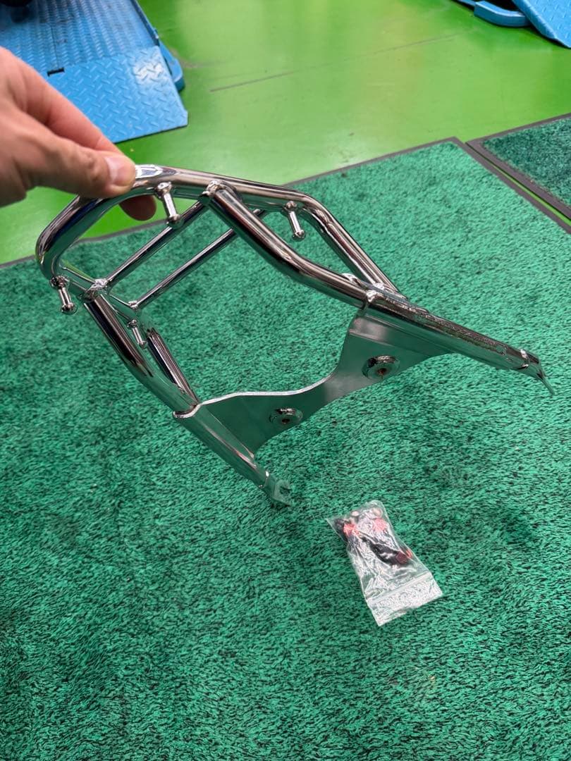 モンキー125ラージリアキャリアクロムメッキ純正サイドバッグキャリア特定セット