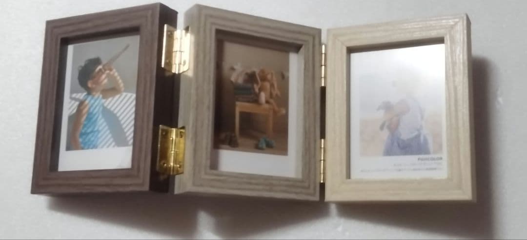 大事なお子さん、家族写真入れましょう！高級額縁！六枚入れれます