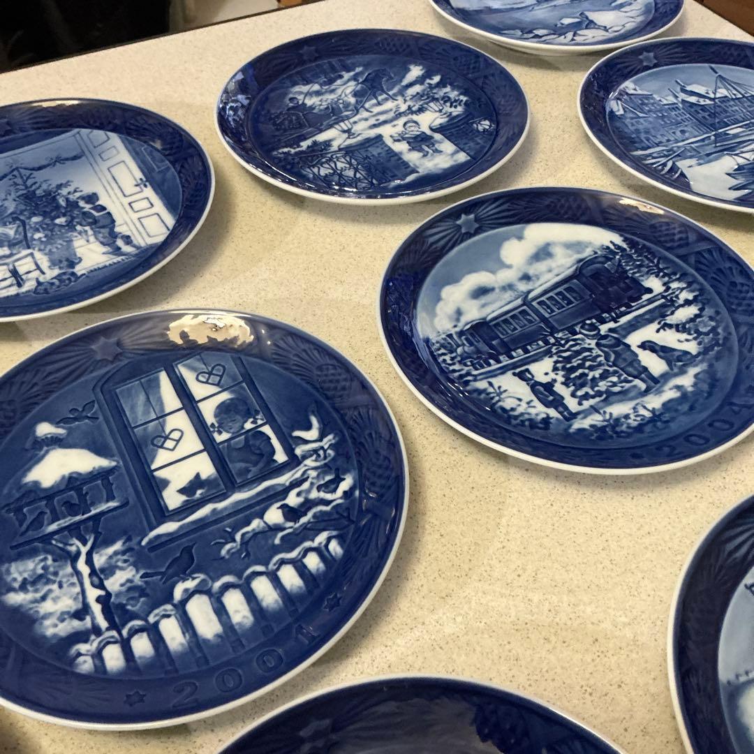 ロイヤルコペンハーゲン　クリスマスプレート　1996年〜2009年　まとめ売り