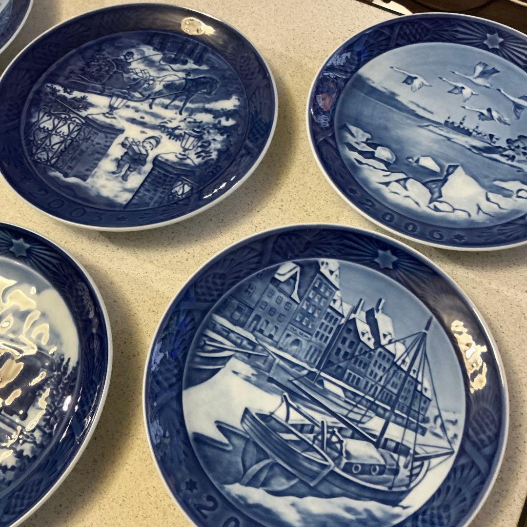 ロイヤルコペンハーゲン　クリスマスプレート　1996年〜2009年　まとめ売り