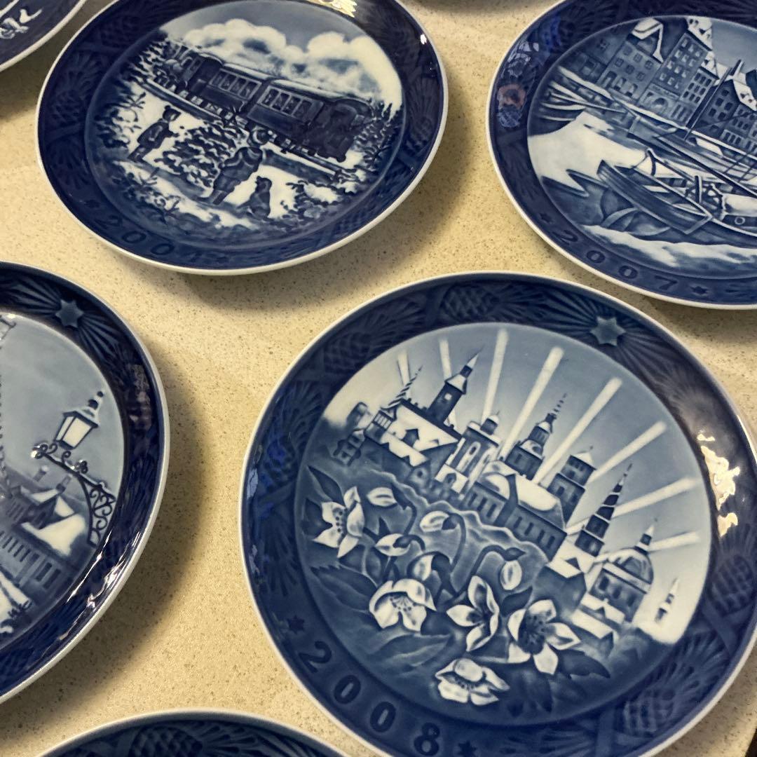 ロイヤルコペンハーゲン　クリスマスプレート　1996年〜2009年　まとめ売り