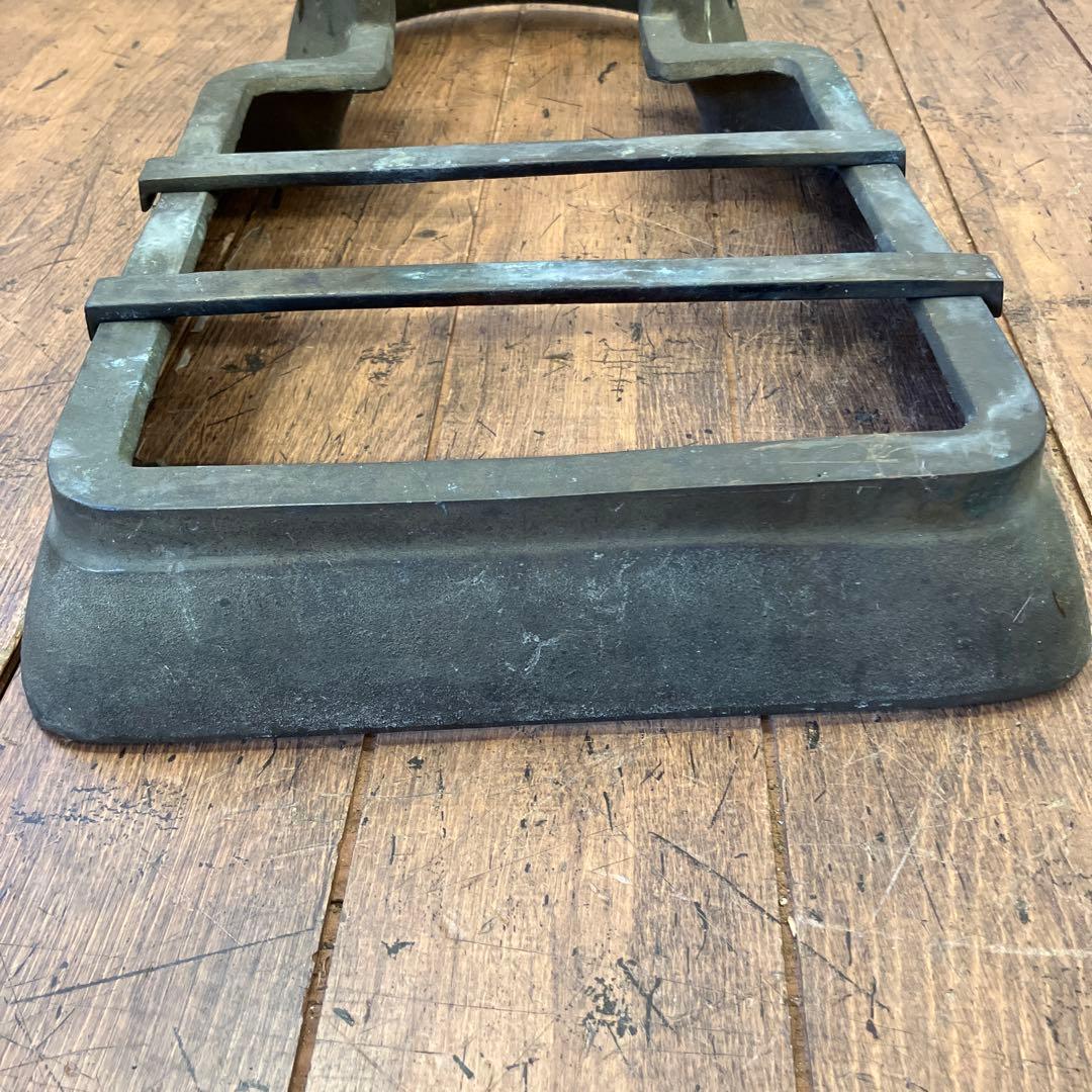 昭和レトロ 古道具 吉原五徳 五徳 真鍮 火鉢 囲炉裏 金属工芸 古民具