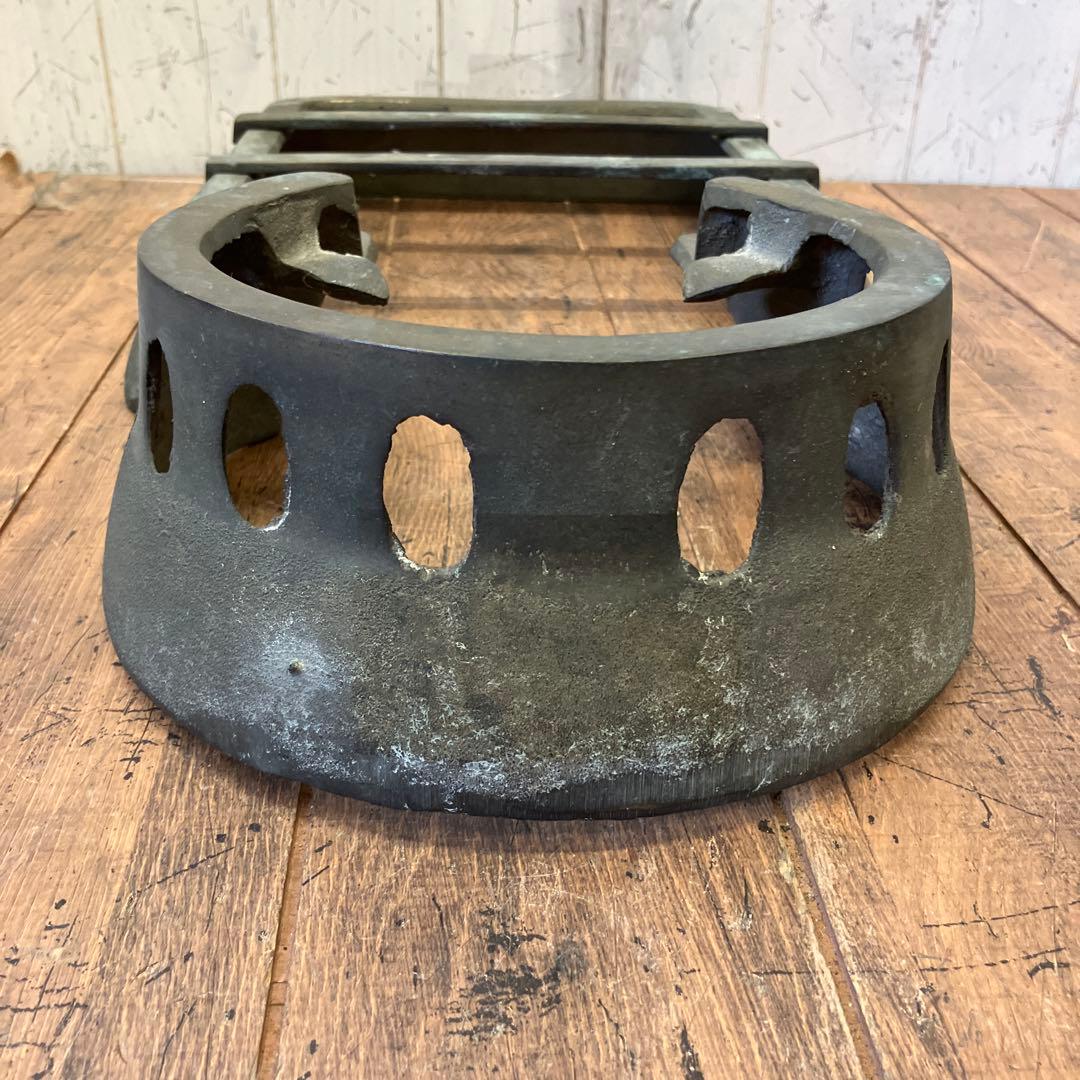 昭和レトロ 古道具 吉原五徳 五徳 真鍮 火鉢 囲炉裏 金属工芸 古民具