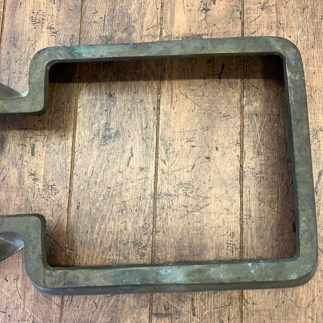 昭和レトロ 古道具 吉原五徳 五徳 真鍮 火鉢 囲炉裏 金属工芸 古民具