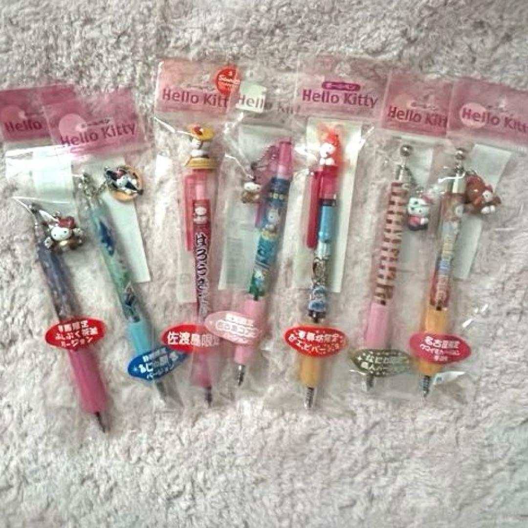 激レア☆☆キティ ご当地 まとめ売り 70点セット＆おまけ☆根付け ボールペン