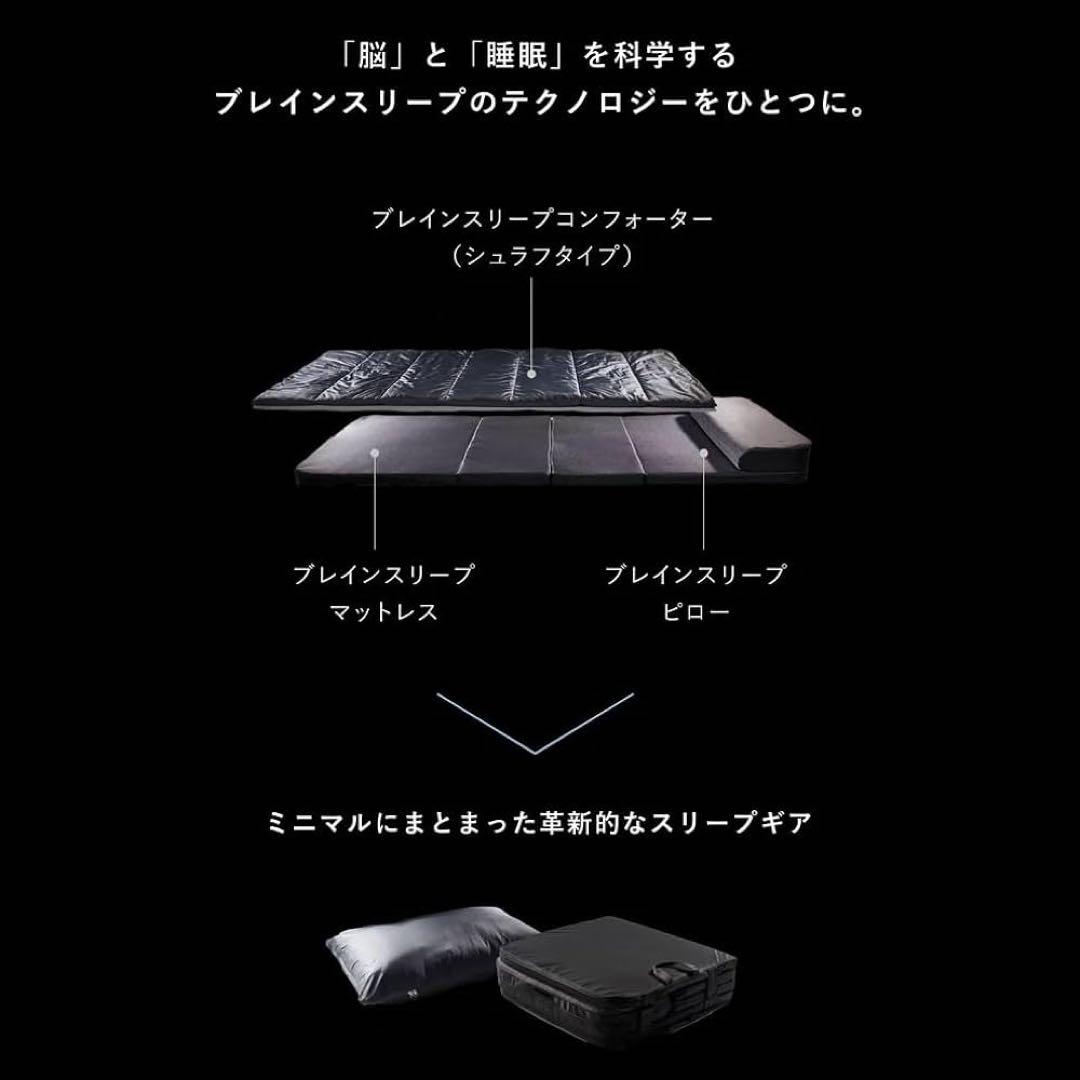 【未使用】ミニマルなスリープギア|ブレインスリープ オールインワン （グレー）