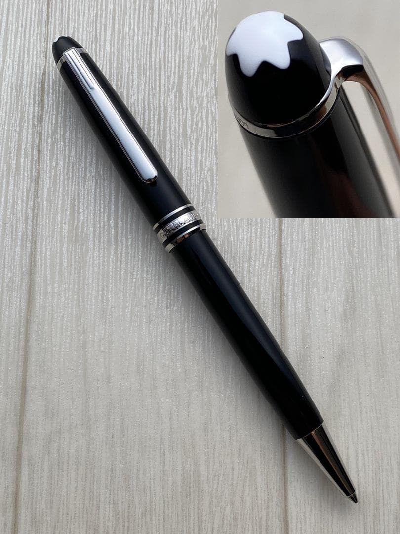 現行品　未使用に近い モンブラン プラチナライン P164 ブラック ボールペン