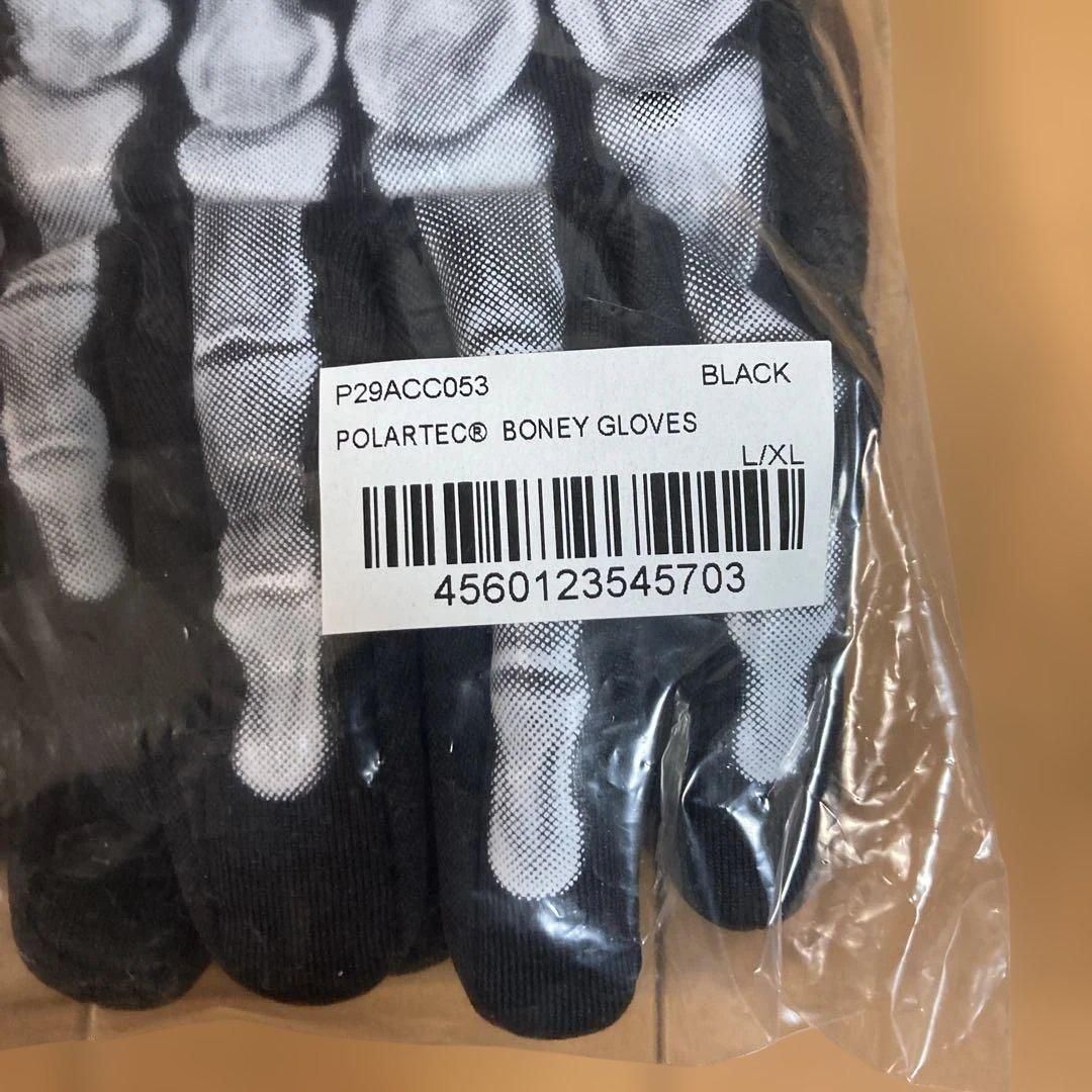 送料込 palace パレス boney gloves ボーン グローブ 骨