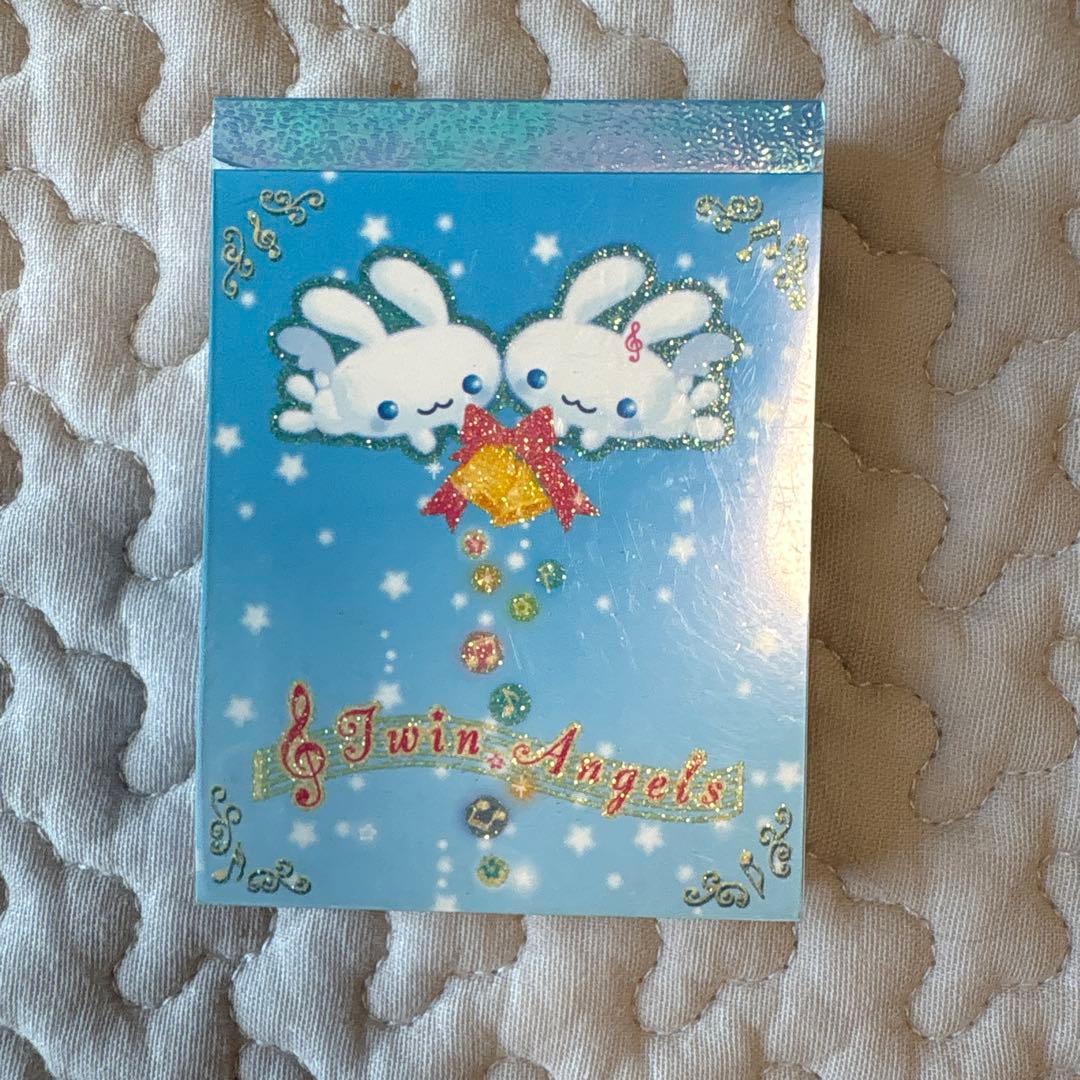 サンエックス　ツインエンジェル　ペンケース　筆箱　文具　メモ帳　平成　レア