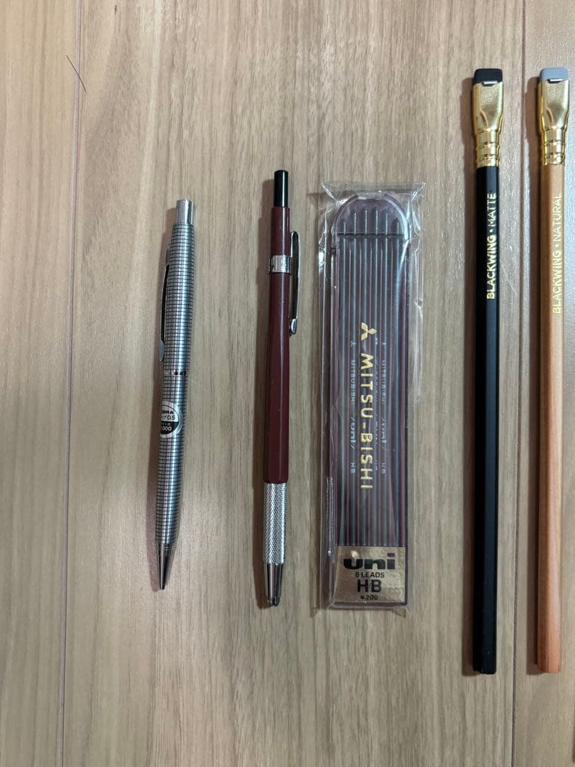 廃盤シャーペン　芯　消しゴム　クリップ　pmg