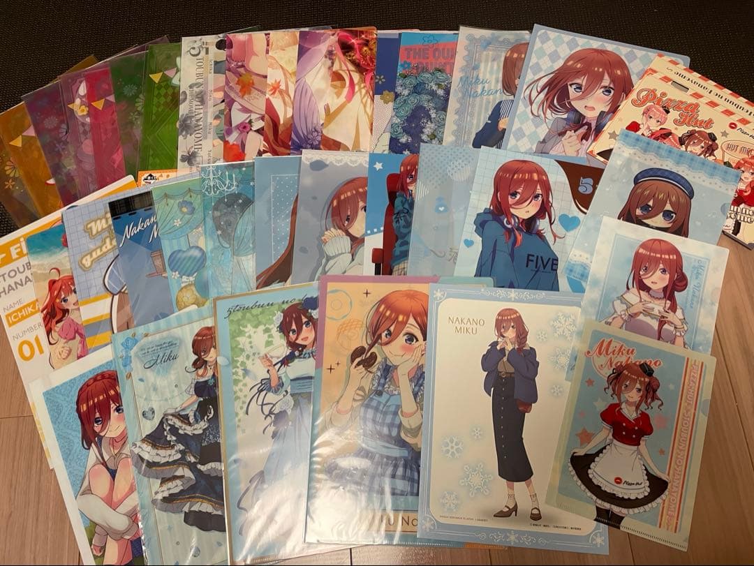 【バラ売り可能】中野三玖クリアファイルセット