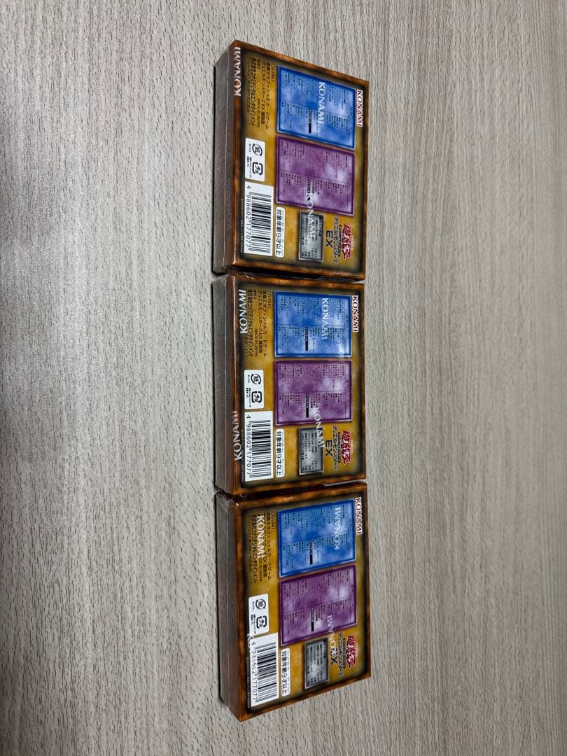 遊戯王　25th決闘者伝説　EXデッキ 3箱セット