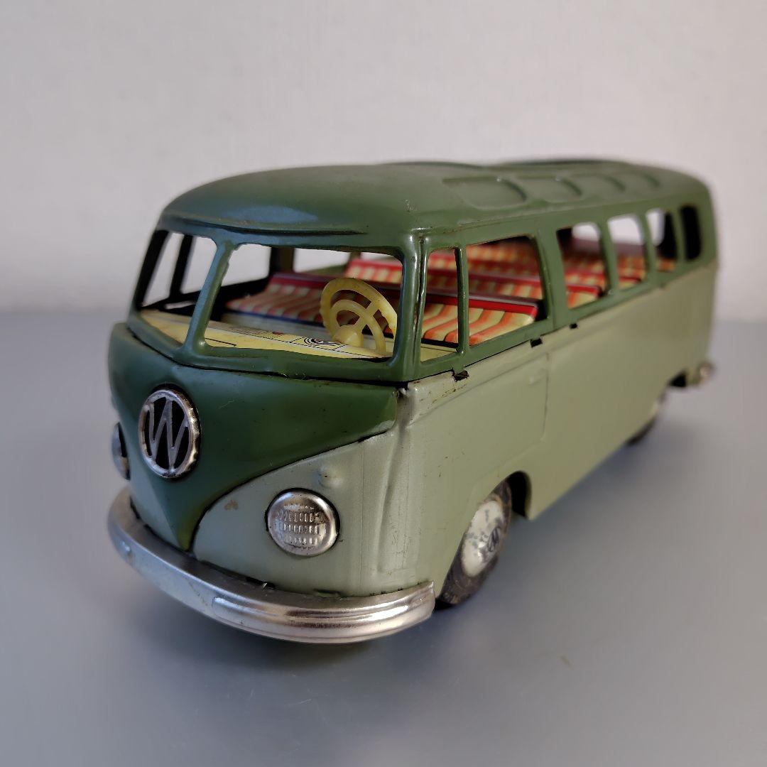当時物　バンダイ　ブリキ　フォルクスワーゲンタイプ2
