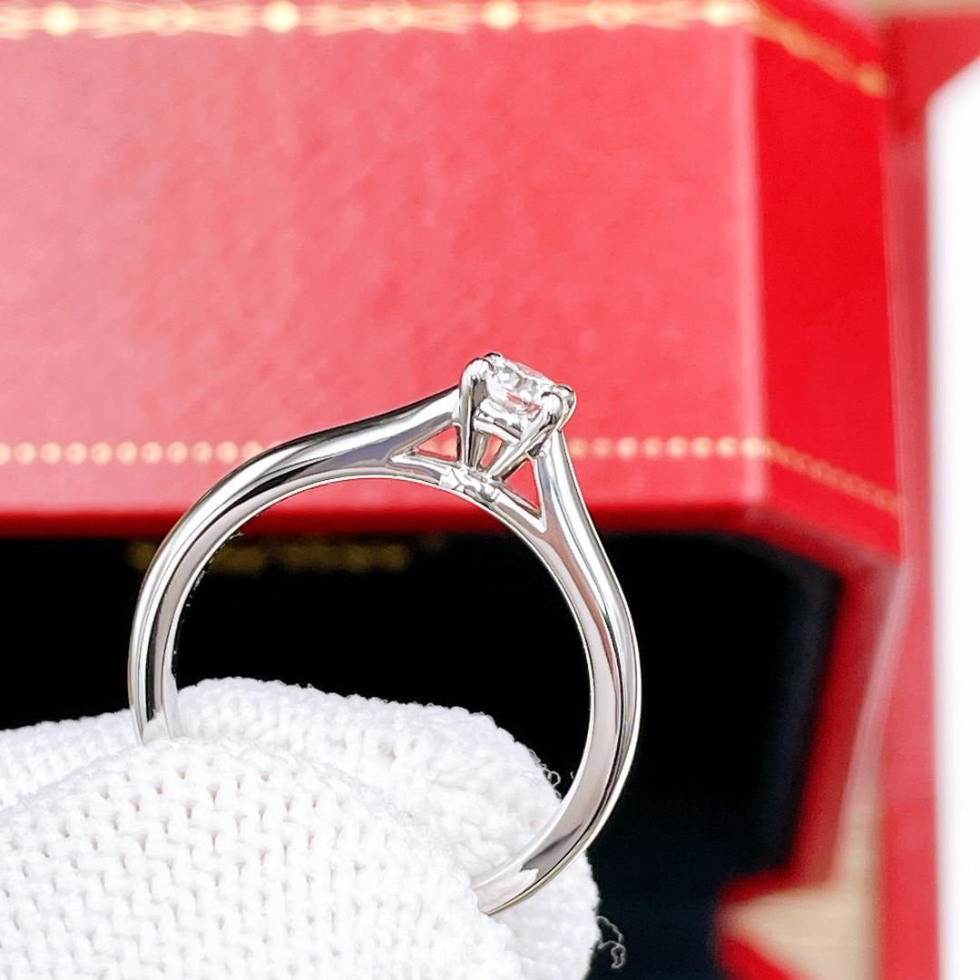 ◇カルティエ◇新品仕上済 1837 ソリテール ダイヤ リング 0.24C PT