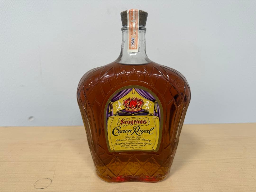 TG191☆未開栓品☆シーグラム☆クラウンローヤル☆1968年☆約946ml