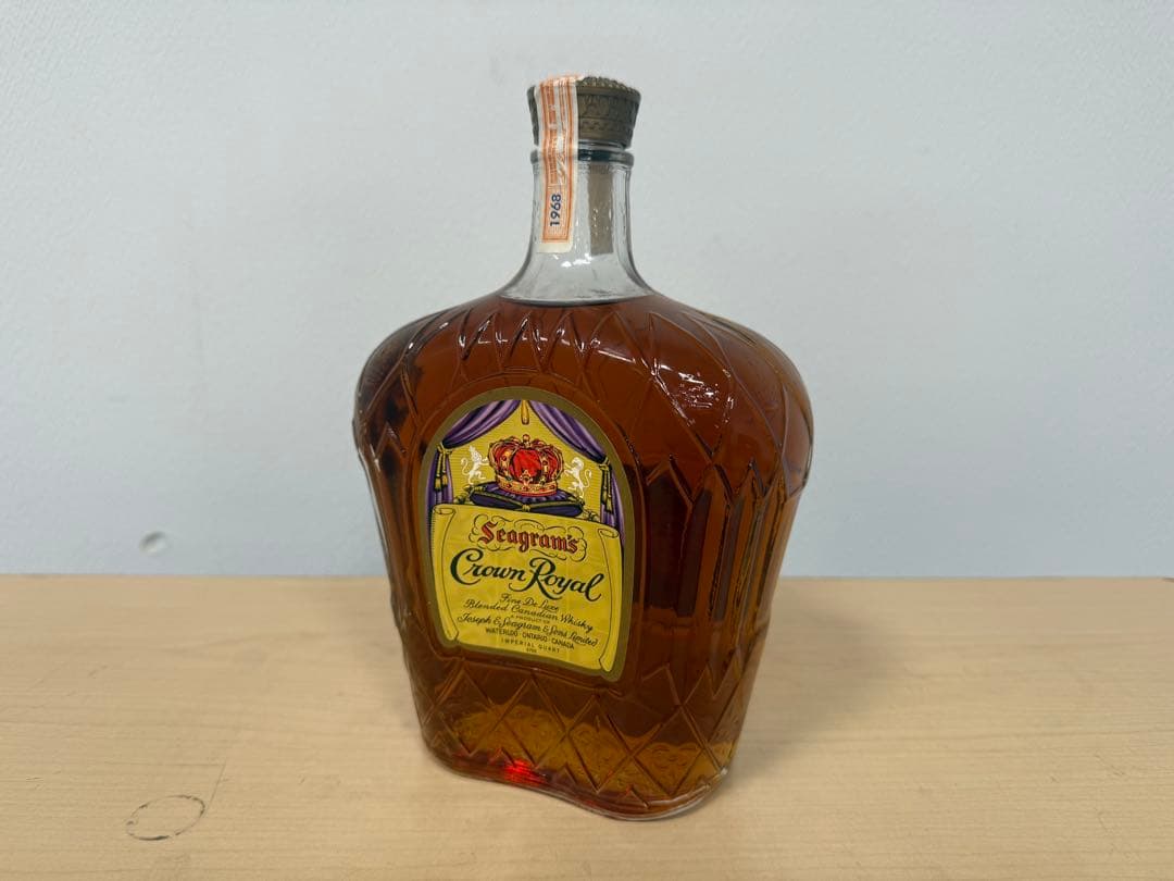 TG191☆未開栓品☆シーグラム☆クラウンローヤル☆1968年☆約946ml
