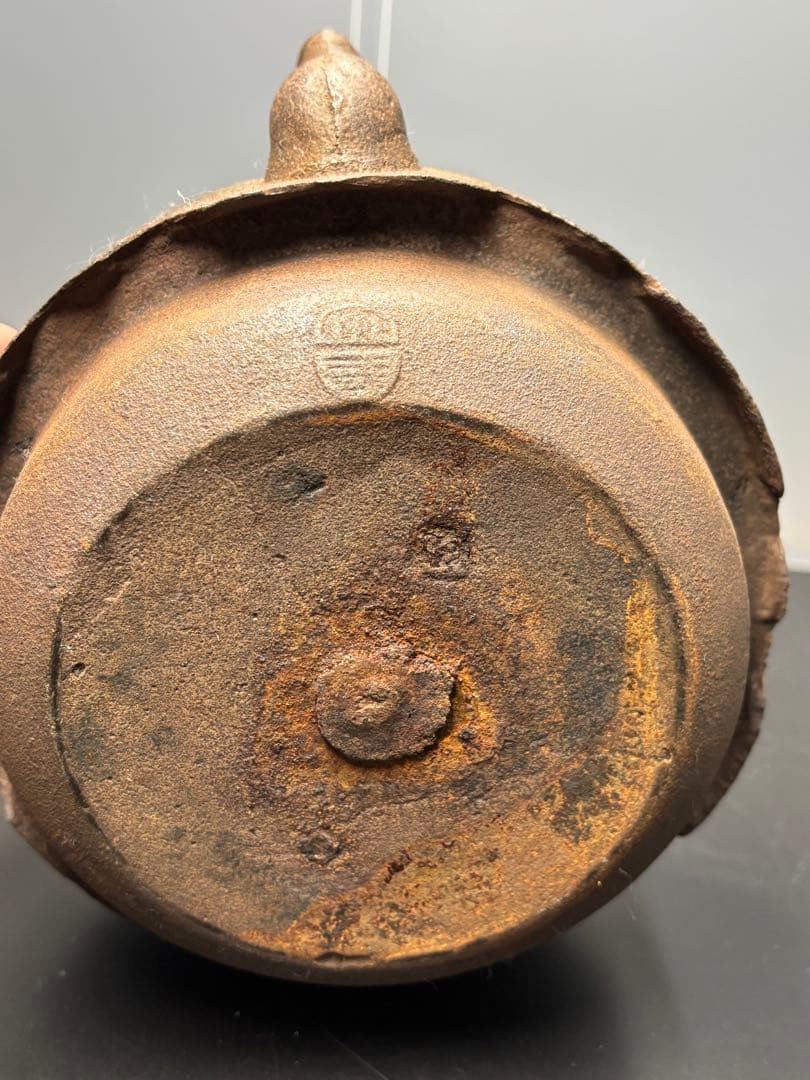 希少 大國寿朗造 鉄瓶 茶道具 茶器 古美術 骨董品 名誉 大日本釜師 名人