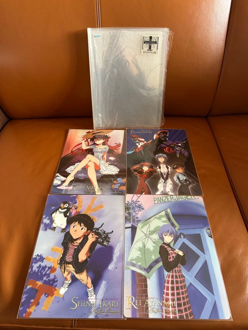 レア 新品 新世紀エヴァンゲリオン 初期 下敷きセット 13枚