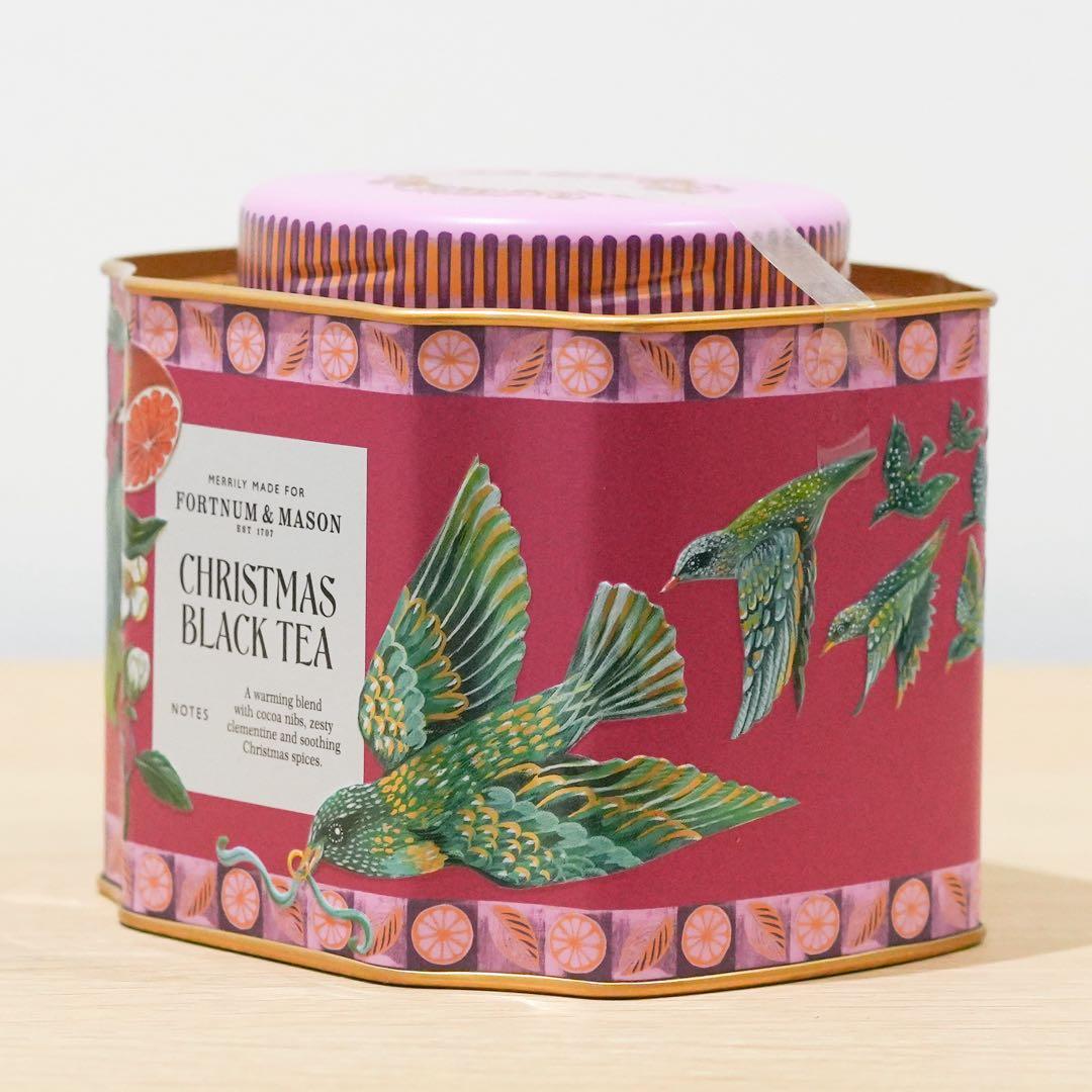 フォートナム&メイソン　クリスマスブラックティー　ブラックティーバッグ　2缶