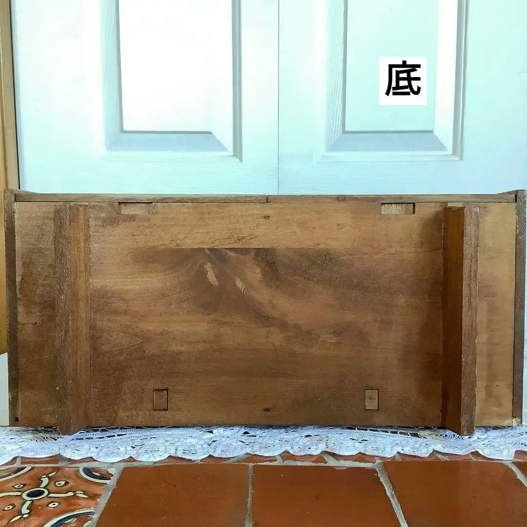 昭和レトロ　 引き出し付き三面鏡　卓上小型鏡台　姫鏡台