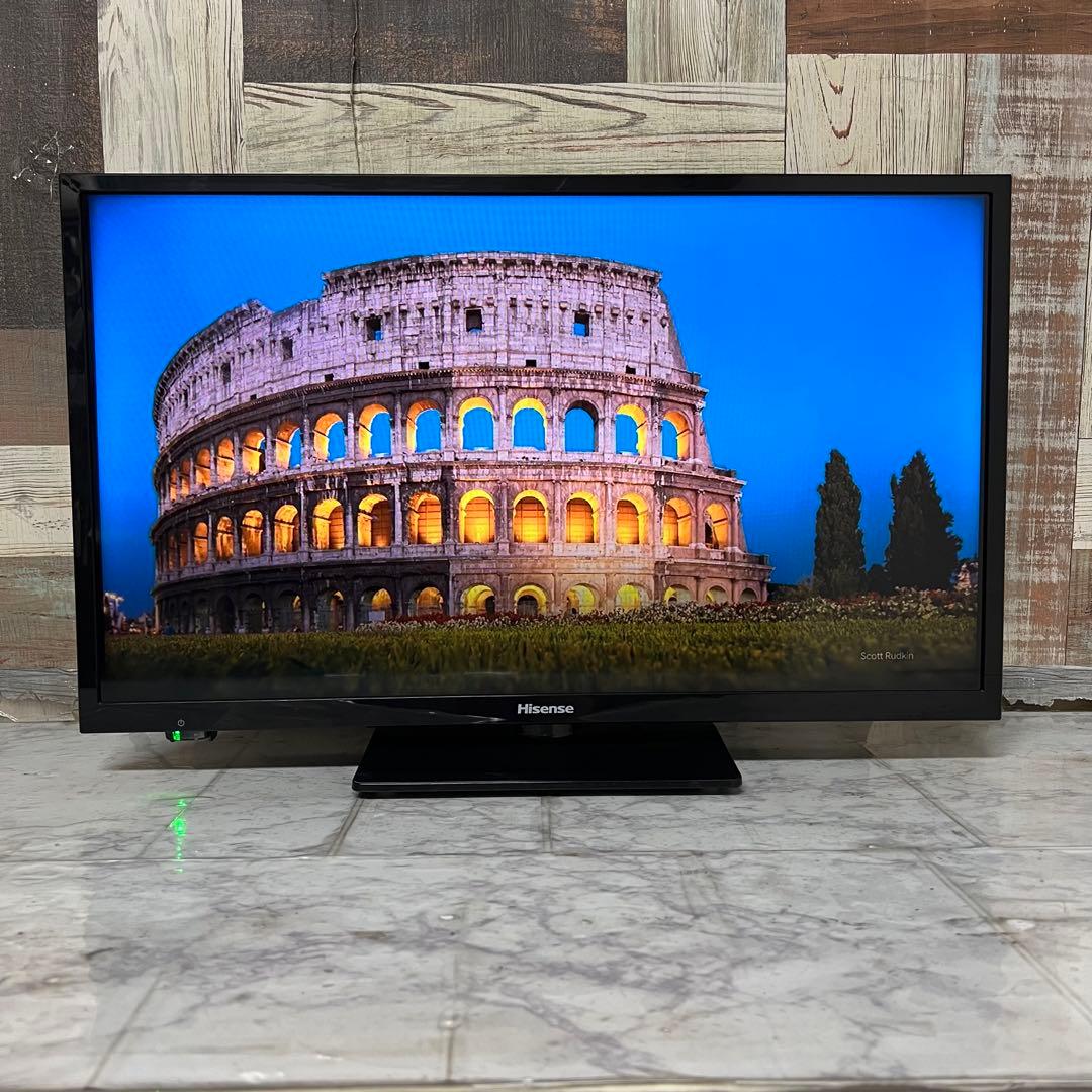 即日受渡❣️全国送料込Hisense24型液晶テレビ Wチューナー裏番組録画対応