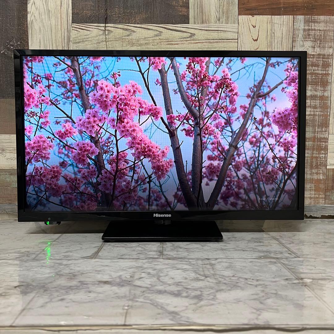 即日受渡❣️全国送料込Hisense24型液晶テレビ Wチューナー裏番組録画対応