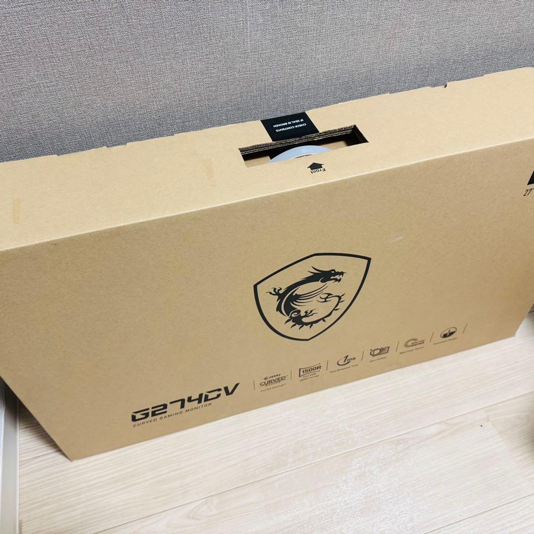 MSI（エムエスアイ） 湾曲パネル搭載ゲーミングモニター G274CV