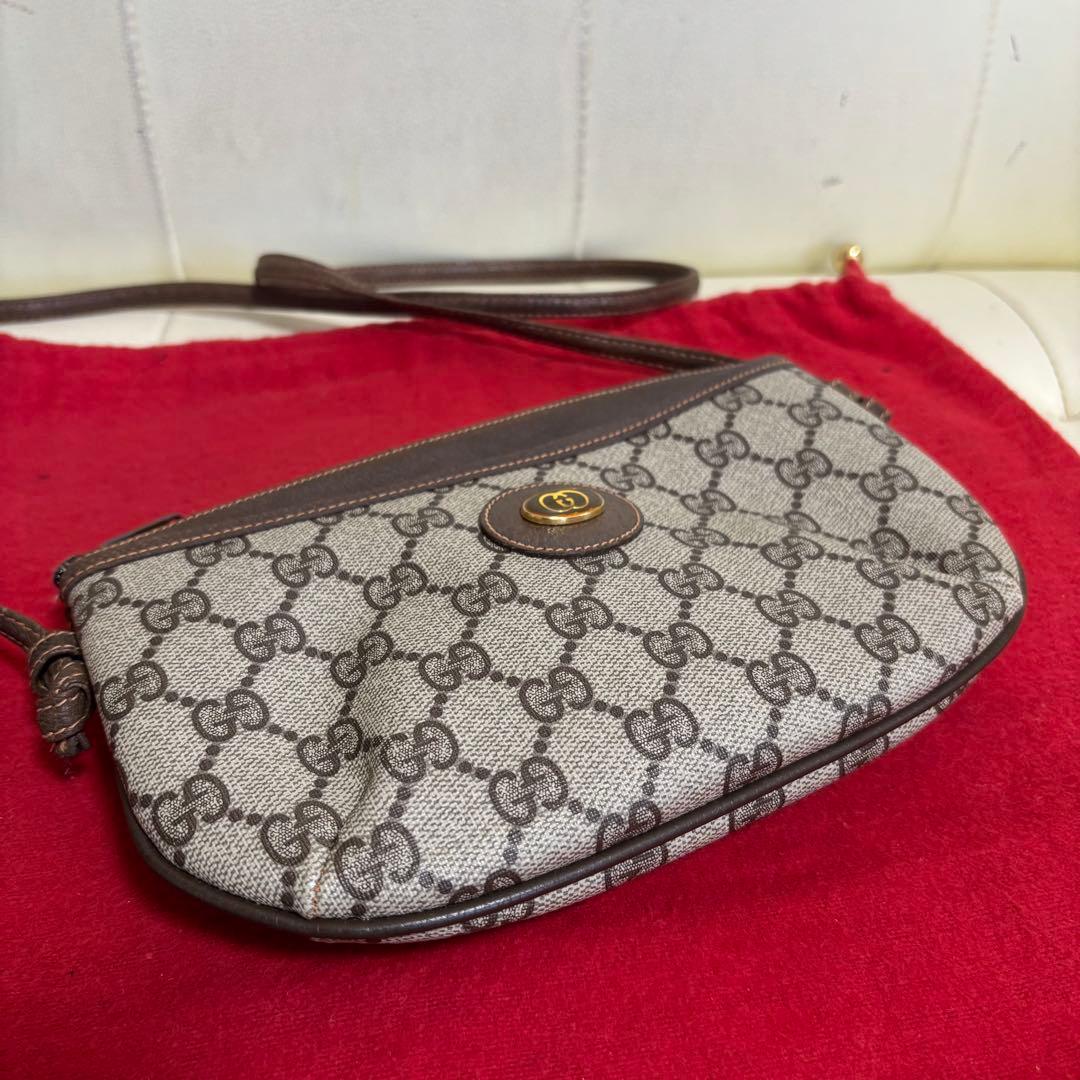 極　美品　付属品あり　GUCCI オールド　グッチ　ミニ　ショルダー　バッグ