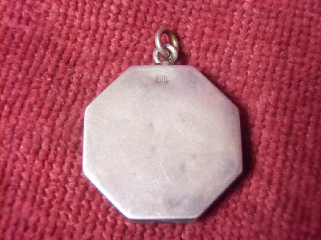 Ｗ帝政ドイツ軍/プロイセン王国＊８００銀製＊鉄十字付きロケット⑥（実物）