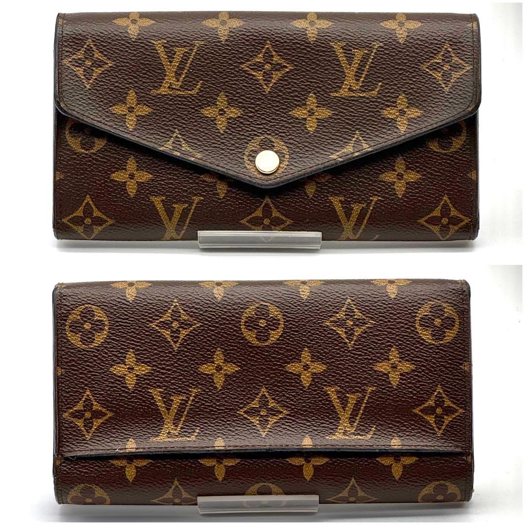 【新型美品】 ルイヴィトン モノグラム ポルトフォイユ サラ 長財布