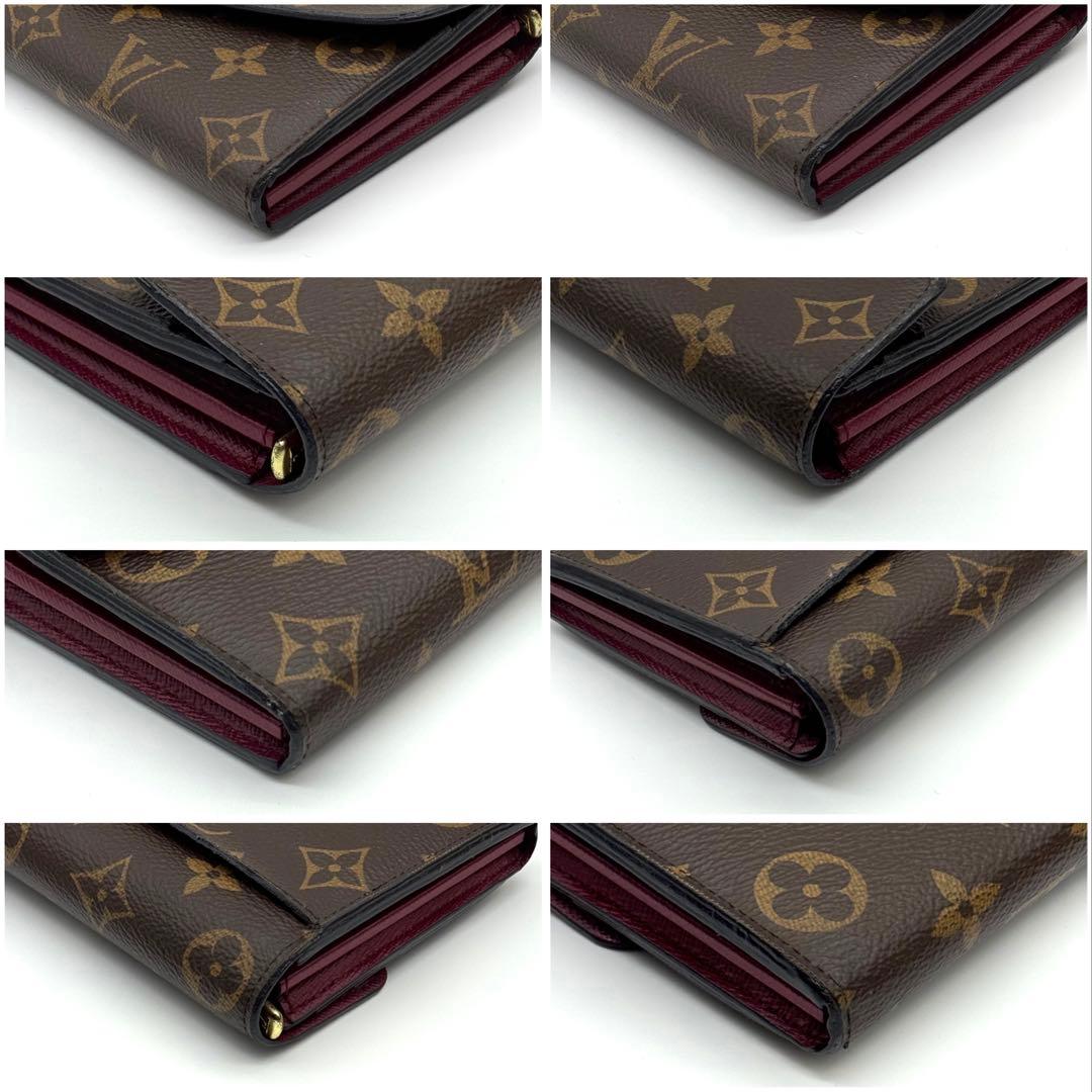 【新型美品】 ルイヴィトン モノグラム ポルトフォイユ サラ 長財布