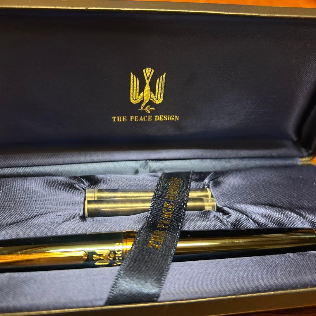 ★激レア 当選品 SAILOR PEACE ブルーチタン 万年筆 18K MF