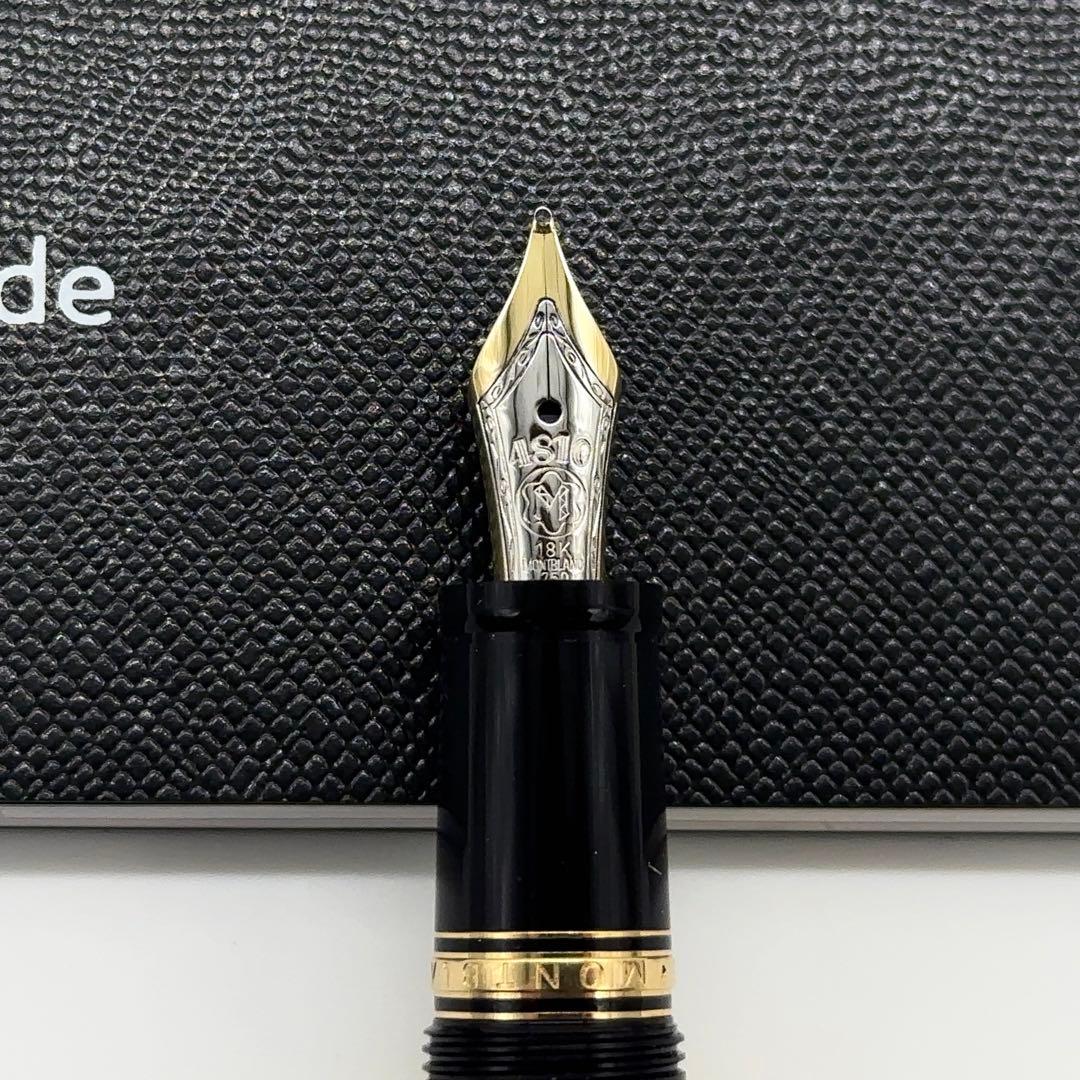 美品 モンブラン 万年筆 ボエム 18K 750 ルージュ M 正規品保証