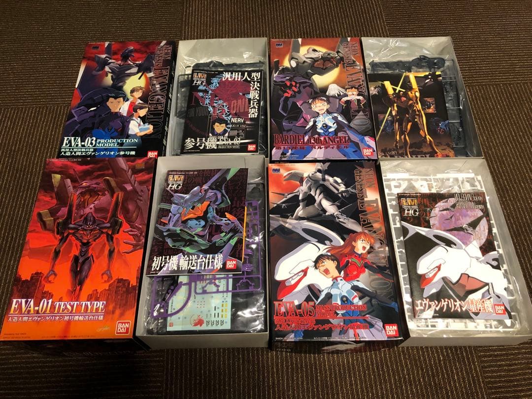 新世紀エヴァンゲリオン LMHG コンプリートセット　プラモ
