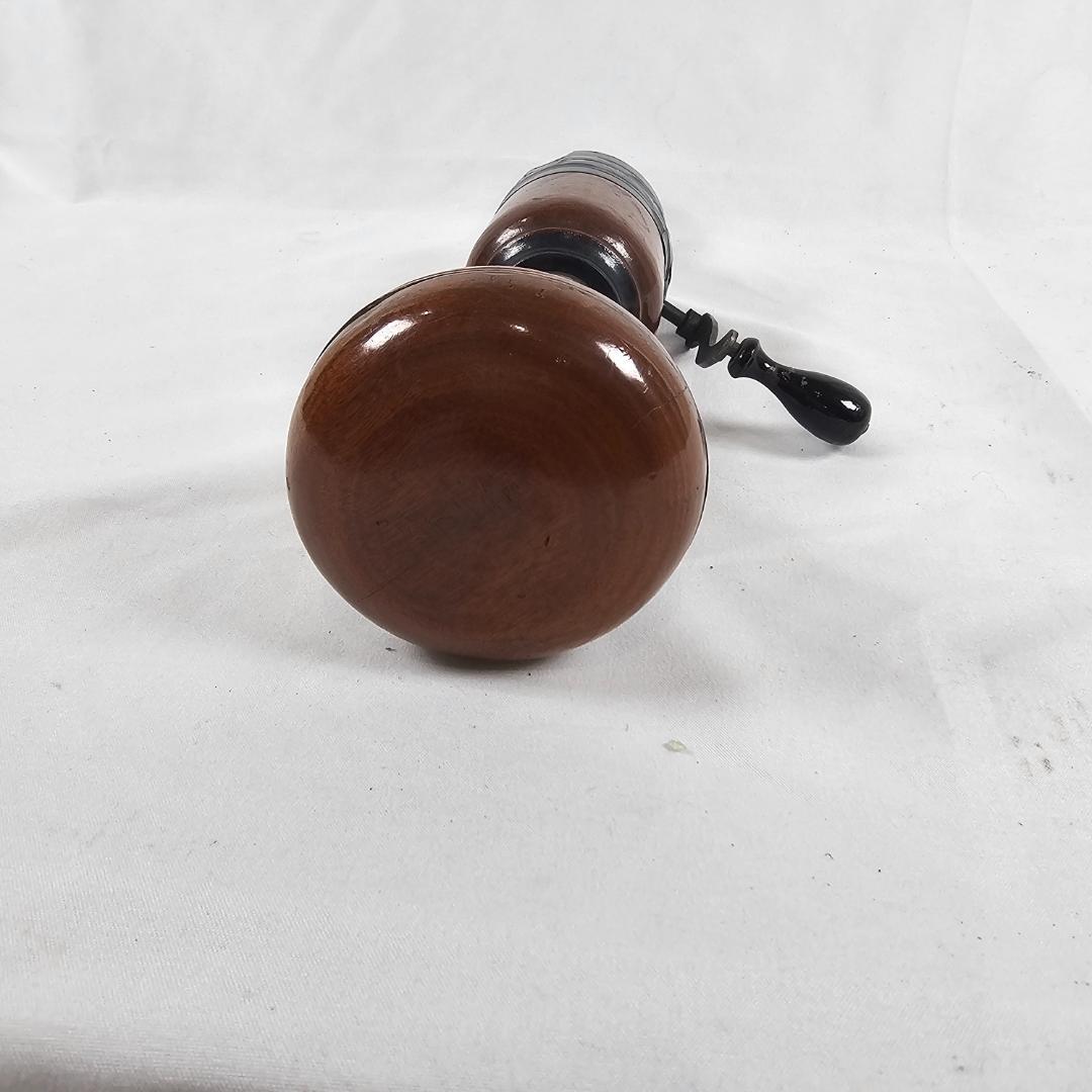 希少 アンティーク 手回し 按摩器 家庭用 最新式 木製 骨董