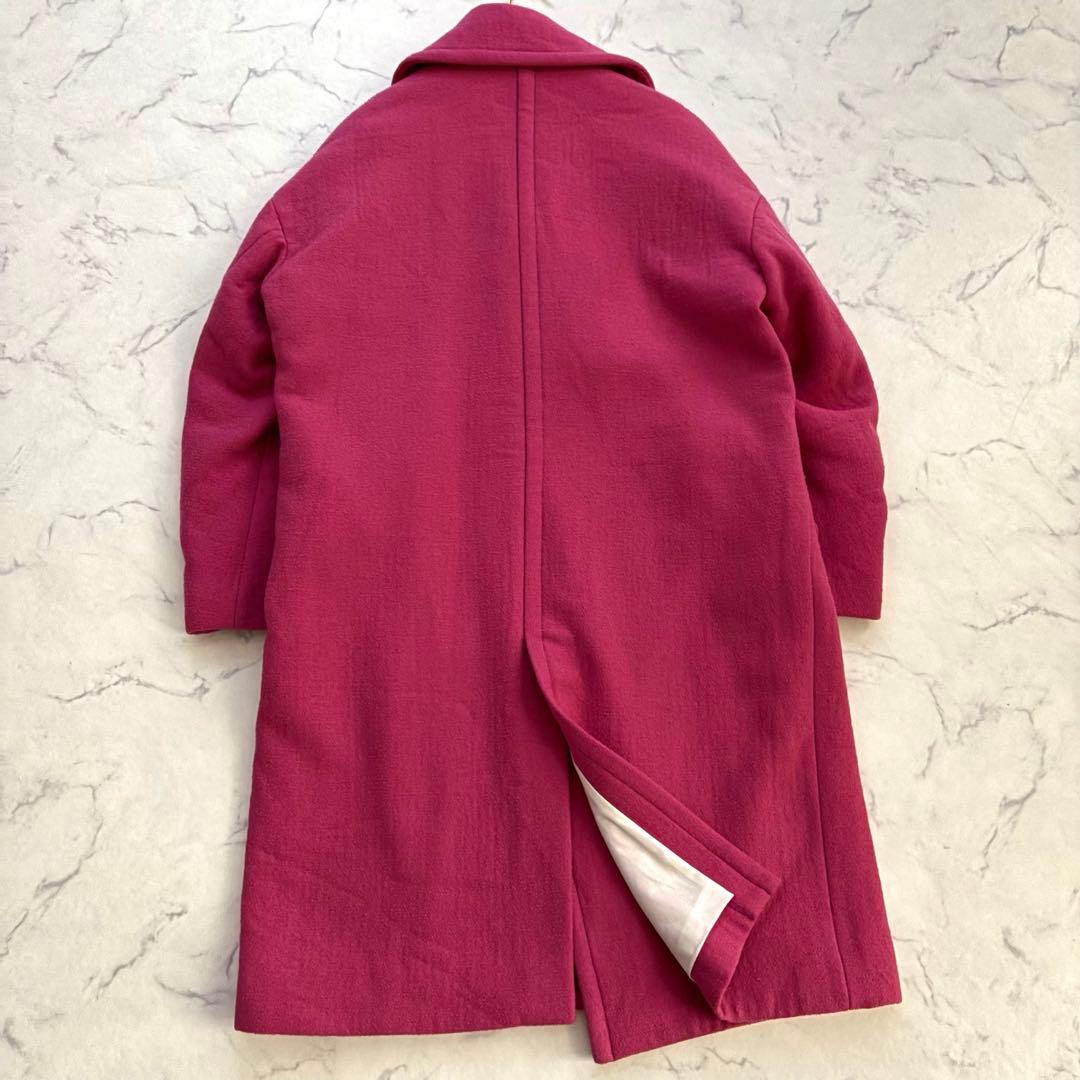 ESTNATION 定価7万 ビッグチェスターコート ピンク オーバーサイズ