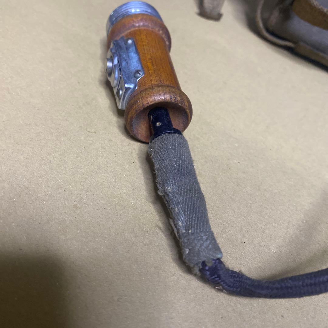 旧日本軍　図嚢 懐中電灯付き