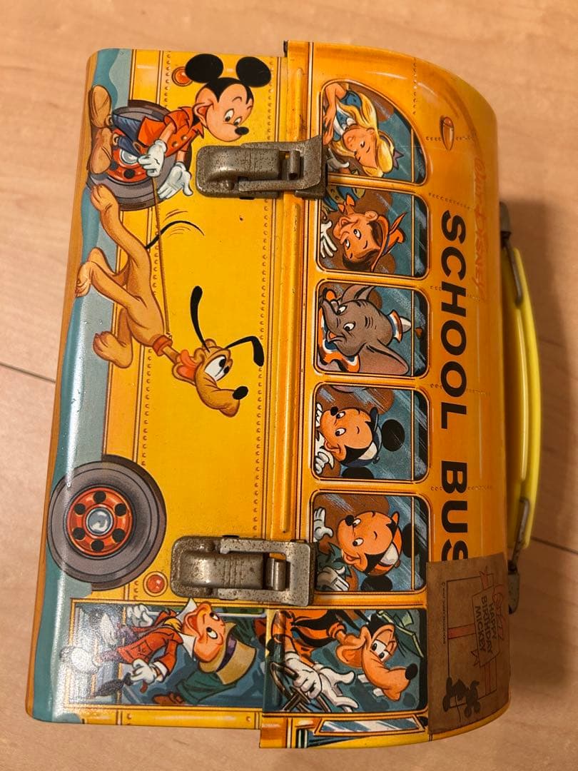 ディズニー ヴィンテージ スクールバス ランチボックス アラジン