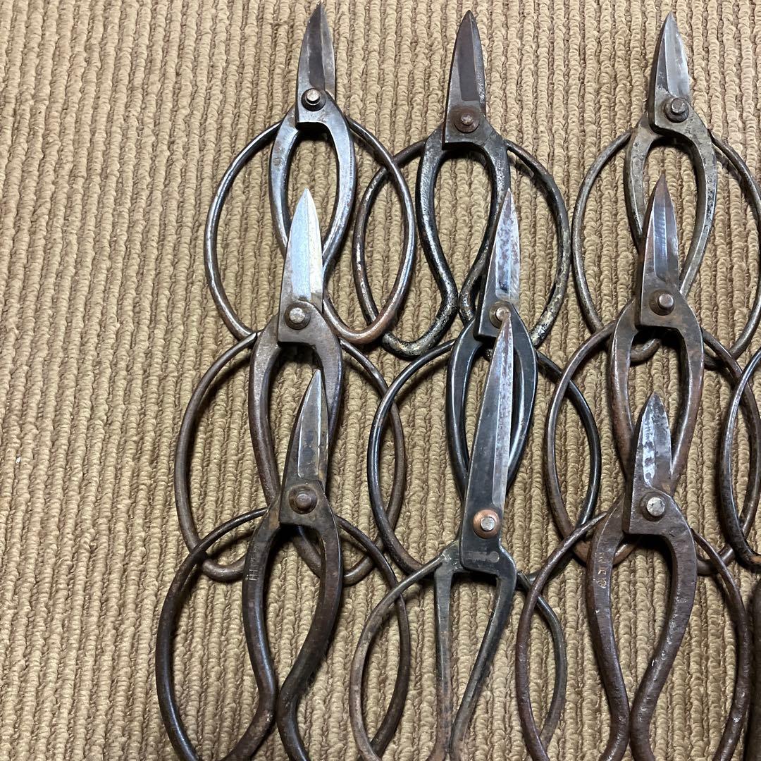 剪定鋏　茶鋏　ハサミ　14本　王麻子　松王　月姫