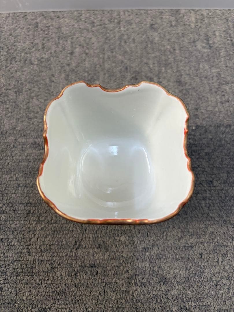 九谷焼　覗(のぞき)　ぐい呑 明治〜昭和初期　2個セット